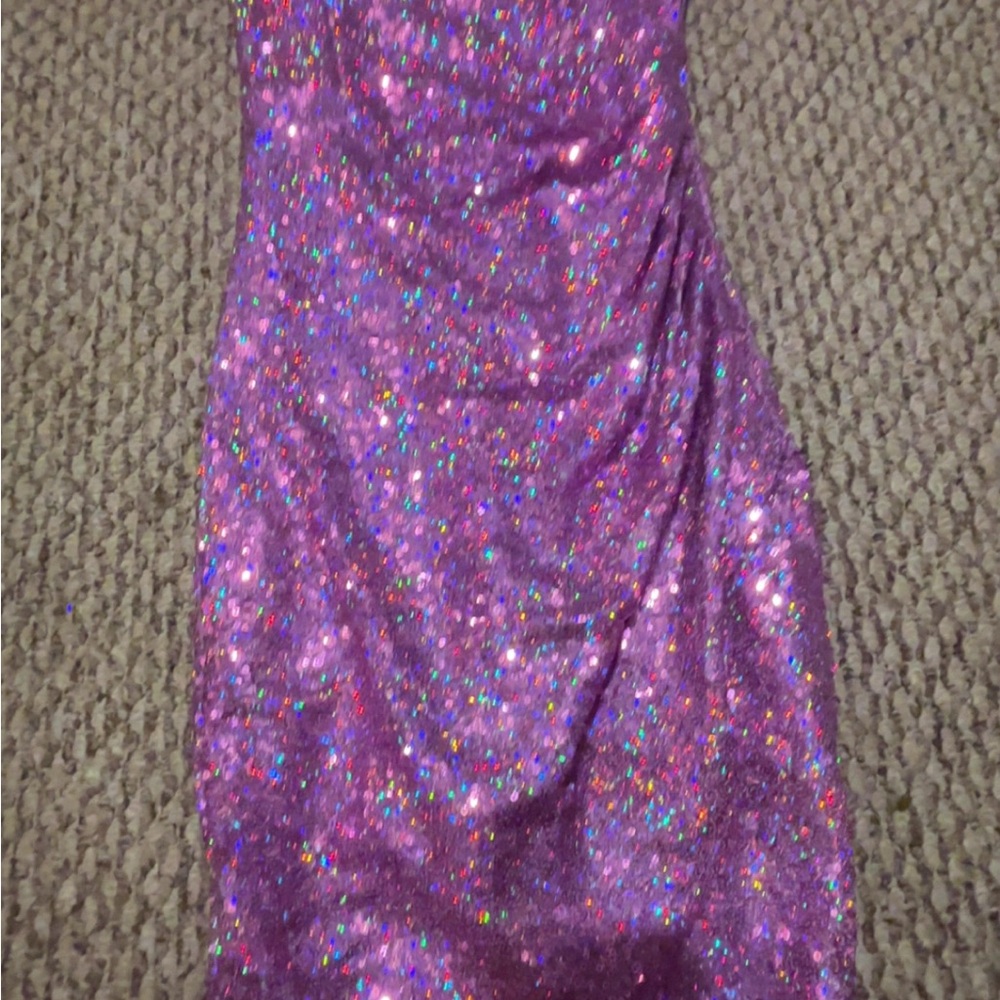 Sequin Purple Dress- hoco or more occasions
